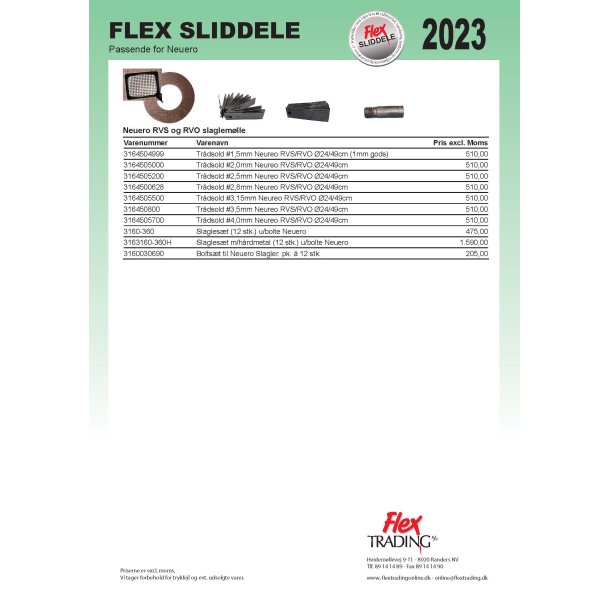 Flex Sliddele - Neuero 2023