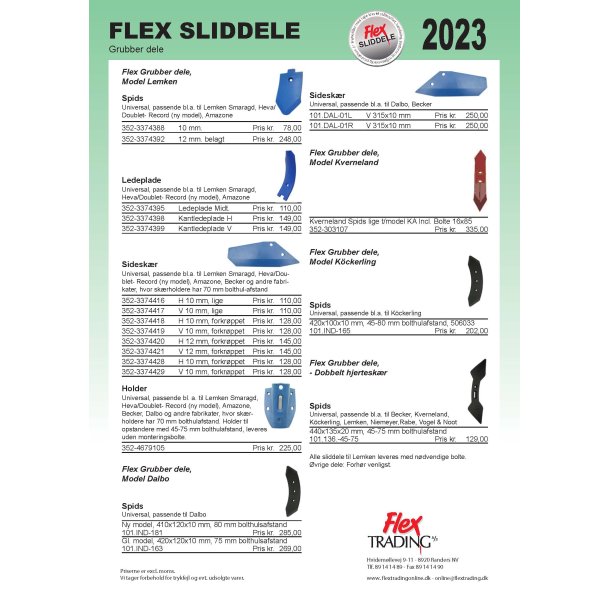 Flex Sliddele - Grubber Sliddele 2023