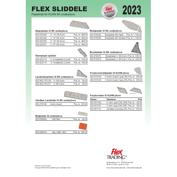 Flex Sliddele - Kuhn SK Underplove 2023