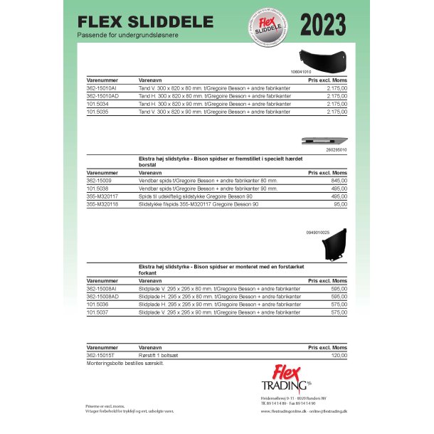 Flex Sliddele - Undergrundslsnere 2023