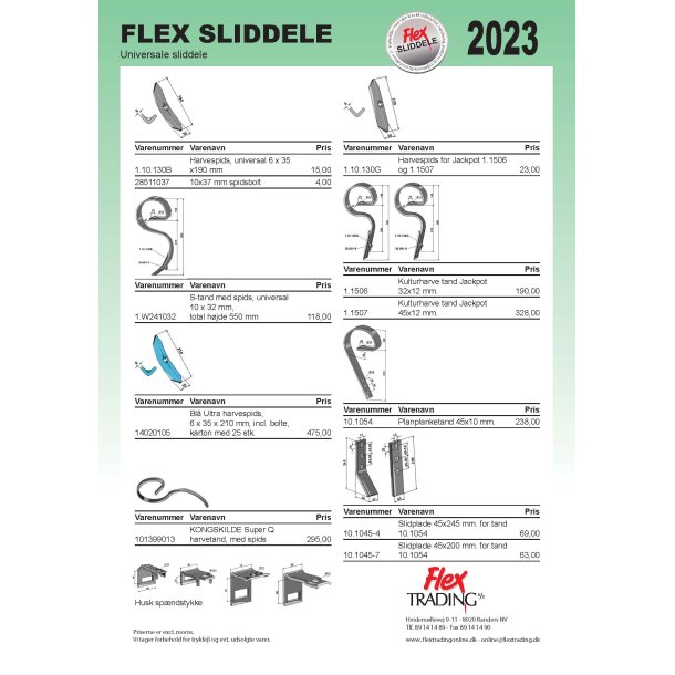 Flex Sliddele - Universale Sliddele 2023