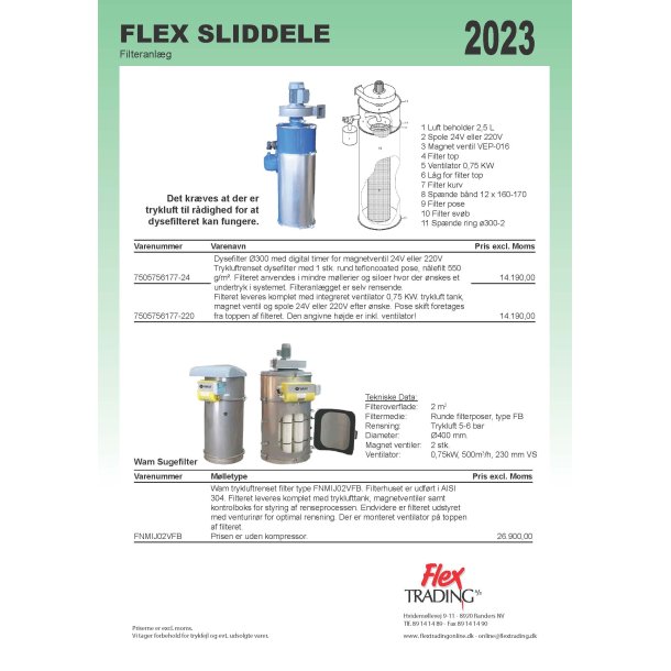 Flex Formaling - Flex Dyssefilter 2023