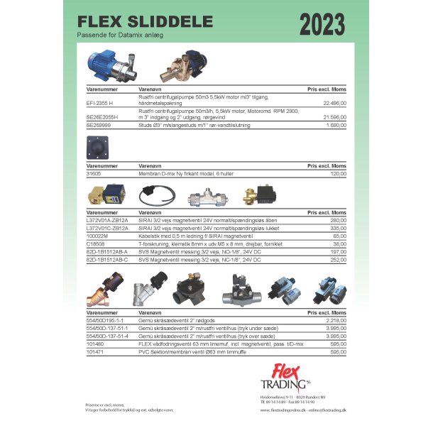 Flex Sliddele - Datamix Anlg 2023
