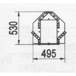 SR80 8,5 m for grav med 30 grader sving