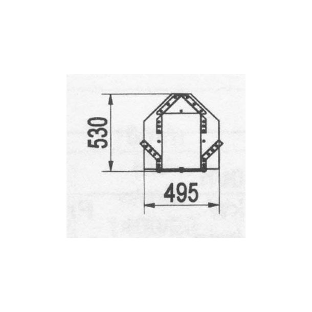 SR80 10,5 m for grav med 30 grader sving