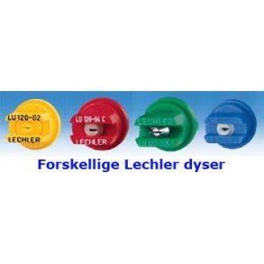 Forskellige Lechler dyser